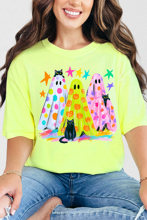 Neon Night Spirits Comfort Colors Adult Ring-Spun Cotton Tee