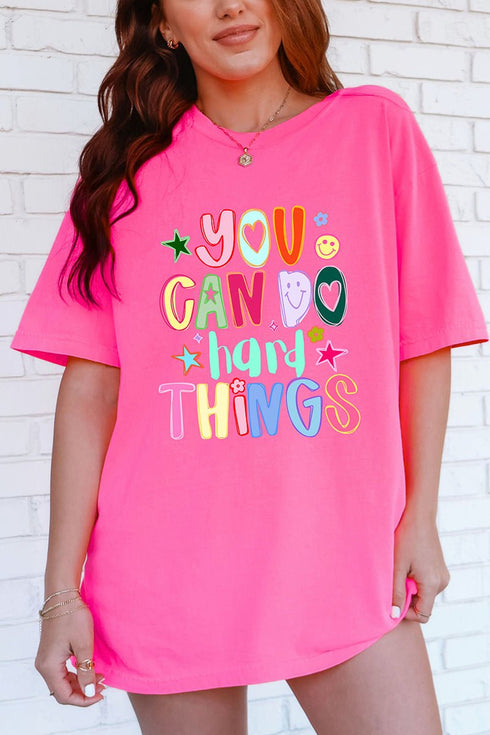 You Can Do Hard Things Comfort Colors Adult Ring-Spun Cotton Tee
