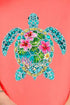 Seaside Sparkle Turtle Comfort Colors Adult Ring-Spun Cotton Tee