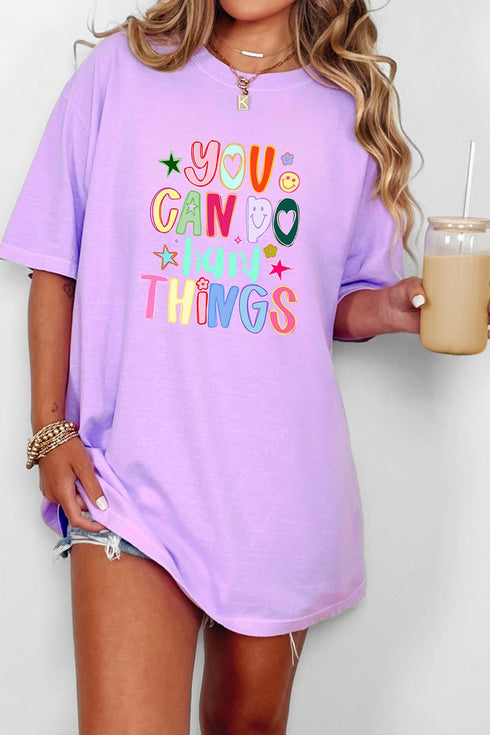 You Can Do Hard Things Comfort Colors Adult Ring-Spun Cotton Tee