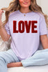 Fall In Love Faux Yarn Comfort Colors Adult Ring-Spun Cotton Tee
