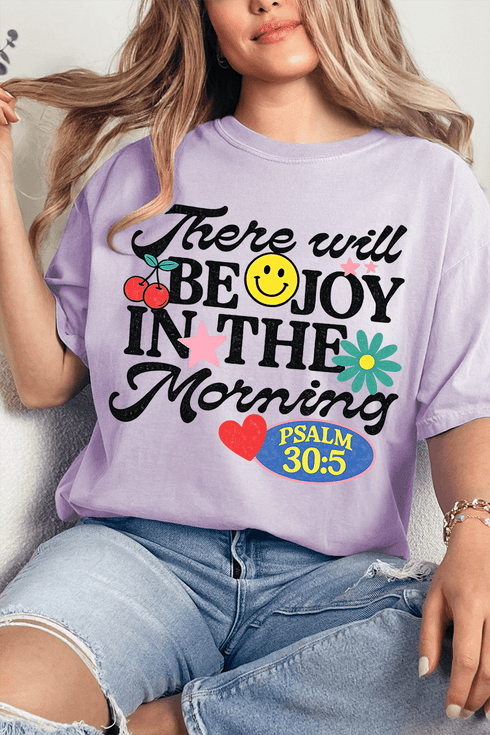 Joy In The Morning Comfort Colors Adult Ring-Spun Cotton Tee