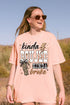 Kinda Boujee Kinda Broke Comfort Colors Adult Ring-Spun Cotton Tee