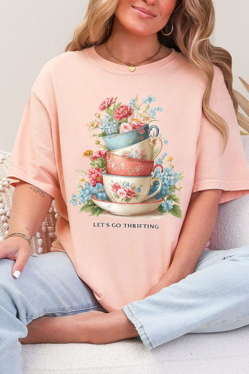 Let's Go Thrifting Comfort Colors Adult Ring-Spun Cotton Tee