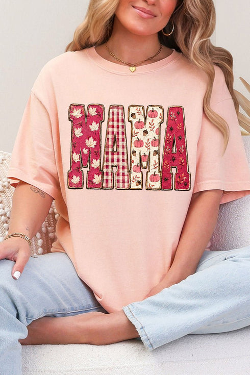 Pink Maplewood Mama Comfort Colors Adult Ring-Spun Cotton Tee