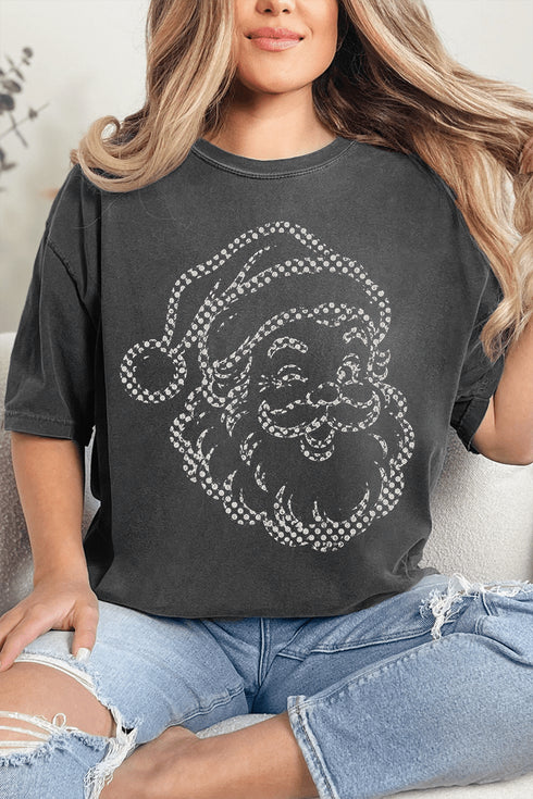 Classic Christmas Santa Comfort Colors Adult Ring-Spun Cotton Tee