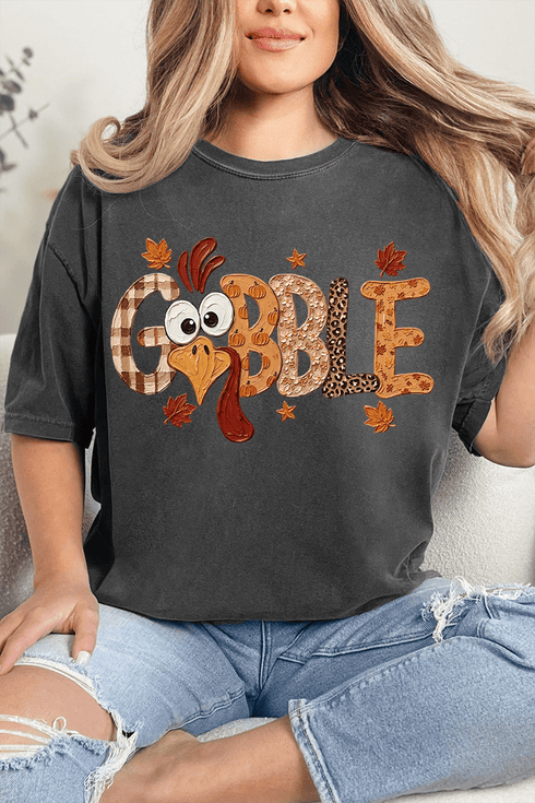 Gobble Season Comfort Colors Adult Ring-Spun Cotton Tee