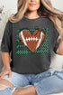 Green Football Sweetheart Comfort Colors Adult Ring-Spun Cotton Tee