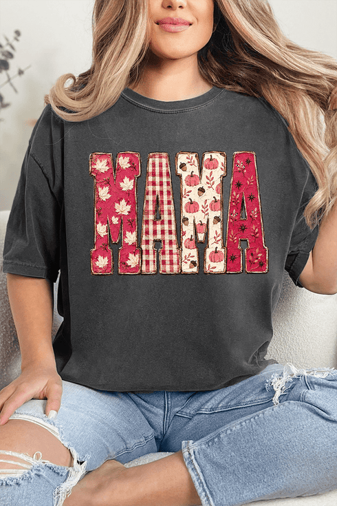 Pink Maplewood Mama Comfort Colors Adult Ring-Spun Cotton Tee