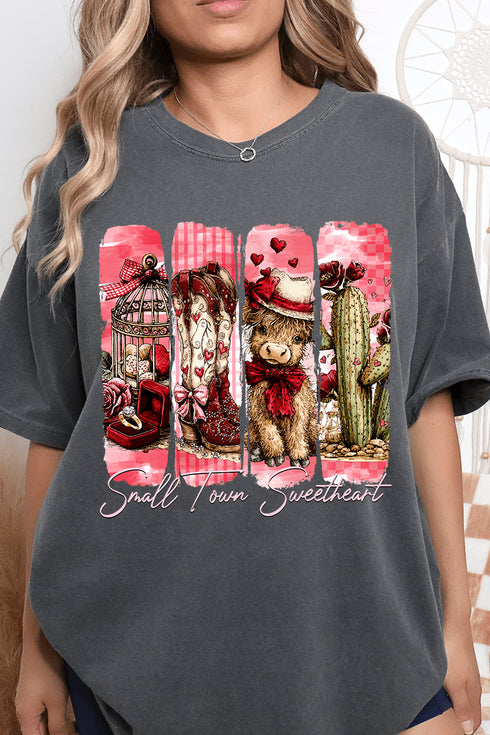 Small Town Sweetheart Comfort Colors Adult Ring-Spun Cotton Tee