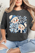 Winter Check Snowmen Comfort Colors Adult Ring-Spun Cotton Tee