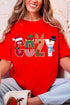 Christmas Characters Cozy Comfort Colors Adult Ring-Spun Cotton Tee