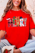 Christmas Characters Merry Comfort Colors Adult Ring-Spun Cotton Tee