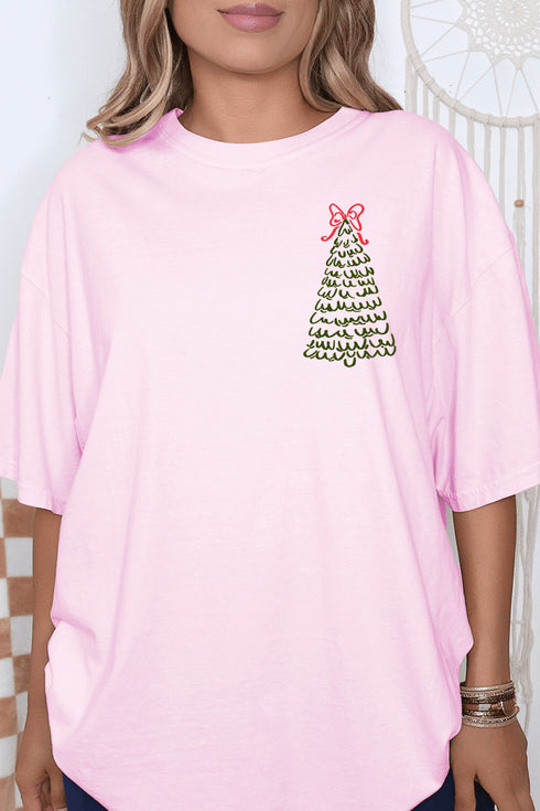 Christmas, Please Front & Back Comfort Colors Adult Ring-Spun Cotton Tee