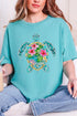 Seaside Sparkle Turtle Comfort Colors Adult Ring-Spun Cotton Tee