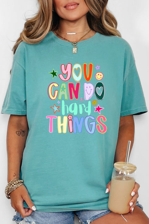 You Can Do Hard Things Comfort Colors Adult Ring-Spun Cotton Tee