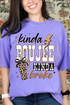 Kinda Boujee Kinda Broke Comfort Colors Adult Ring-Spun Cotton Tee