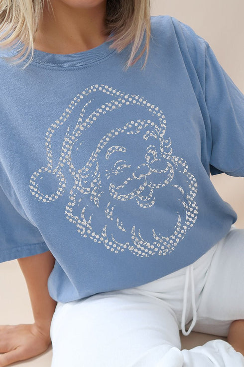 Classic Christmas Santa Comfort Colors Adult Ring-Spun Cotton Tee