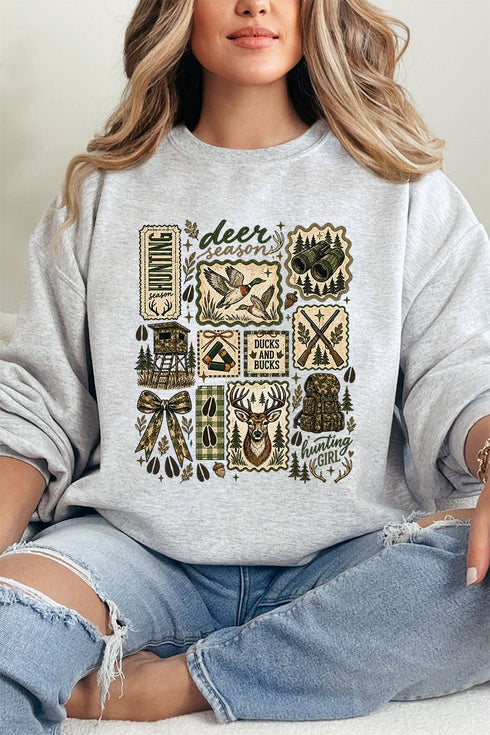 Ducks And Bucks Heavy Blend Crew Sweatshirt