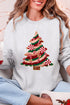 Faux Yarn Candy Cane Wishes Heavy Blend Crew Sweatshirt