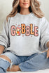 Gobble In Gingham Heavy Blend Crew Sweatshirt