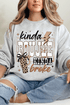 Kinda Boujee Kinda Broke Heavy Blend Crew Sweatshirt