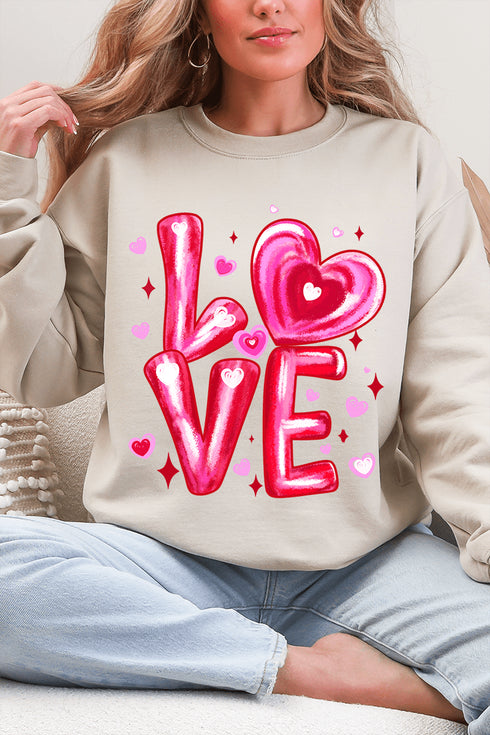 Love In The Air Heavy Blend Crew Sweatshirt