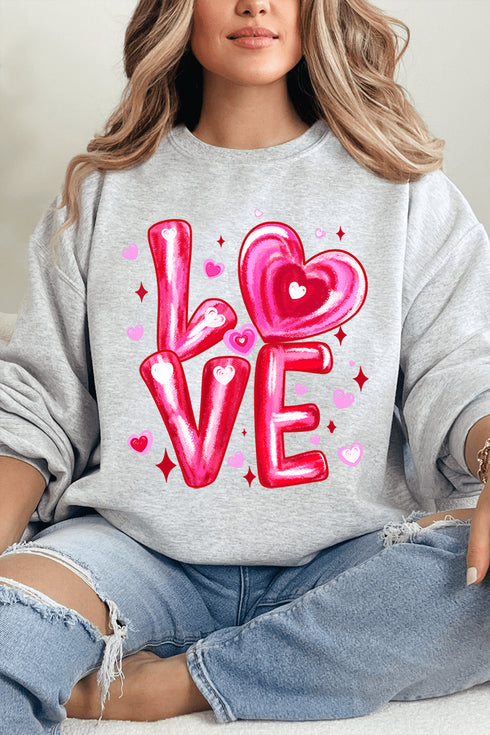 Love In The Air Heavy Blend Crew Sweatshirt