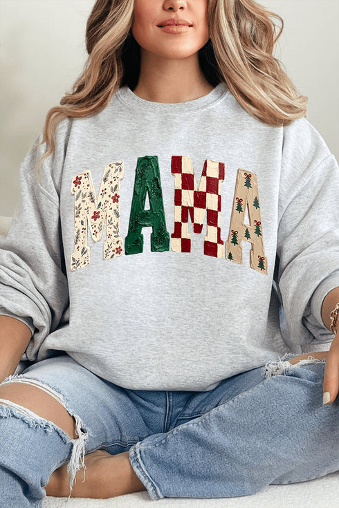 Merry Mama Mix Heavy Blend Crew Sweatshirt