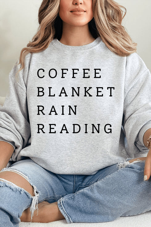 Rainy Day Reading Heavy Blend Crew Sweatshirt