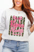 Rejoice Always Girly Camo Heavy Blend Crew Sweatshirt