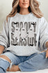 Spooky Season Gingham & Ghosts Heavy Blend Crew Sweatshirt