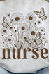 Wildflower Nurse Heavy Blend Crew Sweatshirt