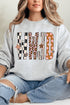 WWJD Pattern Pop Heavy Blend Crew Sweatshirt