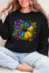 Faux Rhinestone King Cake Heavy Blend Crew Sweatshirt