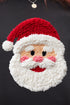 Faux Yarn Stitched With Cheer Santa Heavy Blend Crew Sweatshirt