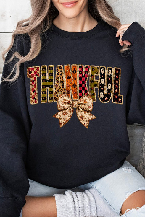 Thankful Fall Spirit Heavy Blend Crew Sweatshirt