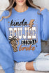 Kinda Boujee Kinda Broke Heavy Blend Crew Sweatshirt