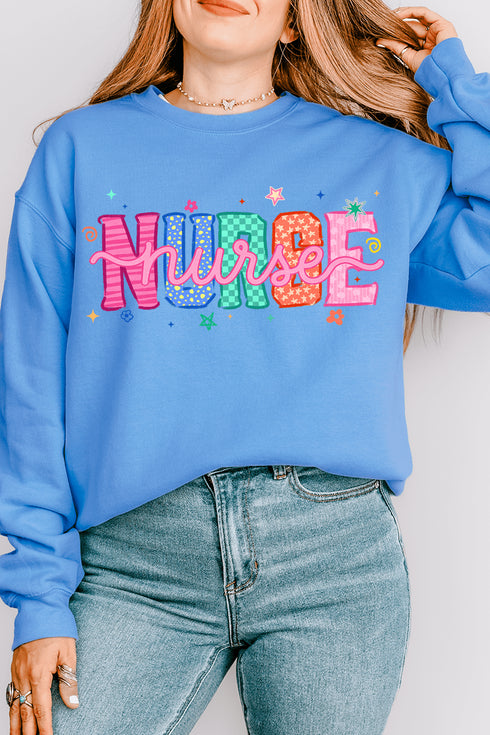 Nurse Energy Heavy Blend Crew Sweatshirt