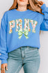 Watercolor Petaled Pray Heavy Blend Crew Sweatshirt