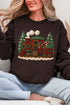 Faux Yarn Mistletoe Express Heavy Blend Crew Sweatshirt