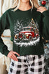 Evergreen Christmas Drive Heavy Blend Crew Sweatshirt