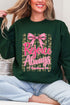 Rejoice Always Girly Camo Heavy Blend Crew Sweatshirt