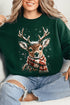 Snow Kissed Reindeer Heavy Blend Crew Sweatshirt