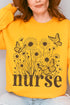 Wildflower Nurse Heavy Blend Crew Sweatshirt