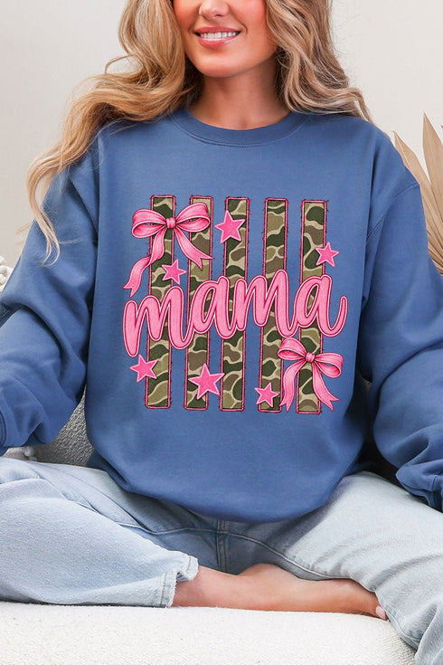 Camo Cutie Mama Heavy Blend Crew Sweatshirt