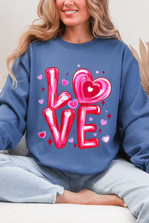 Love In The Air Heavy Blend Crew Sweatshirt