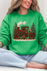 Faux Yarn Mistletoe Express Heavy Blend Crew Sweatshirt
