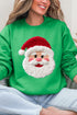 Faux Yarn Stitched With Cheer Santa Heavy Blend Crew Sweatshirt