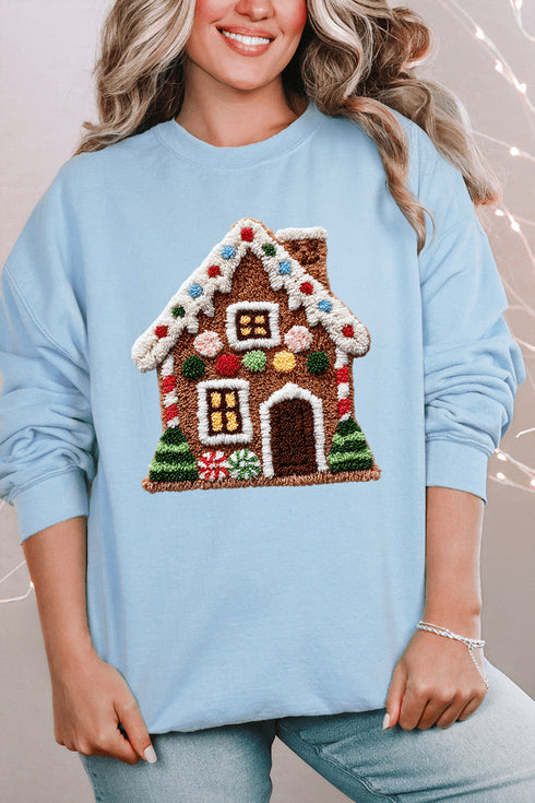 Faux Yarn Merry Manor Heavy Blend Crew Sweatshirt